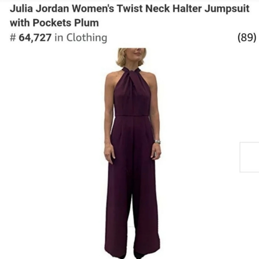 Julia Jordan Halter Jumpsuit